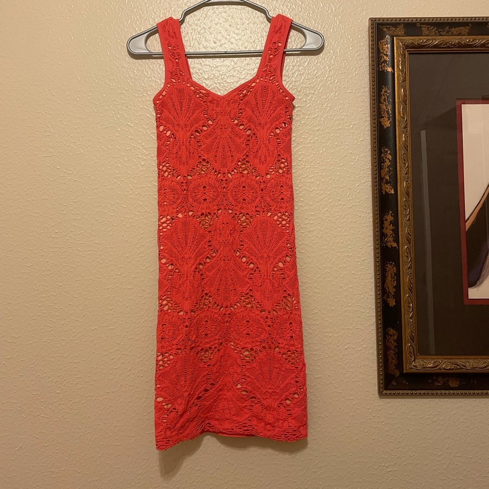 EX BOYFRIEND SALE. MUST GO!!! gorgeous tight fitting coral dress!